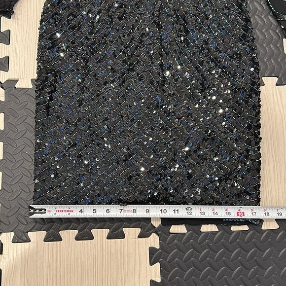 beaded and sequence black dress with lots of detailing - Picture 6 of 15